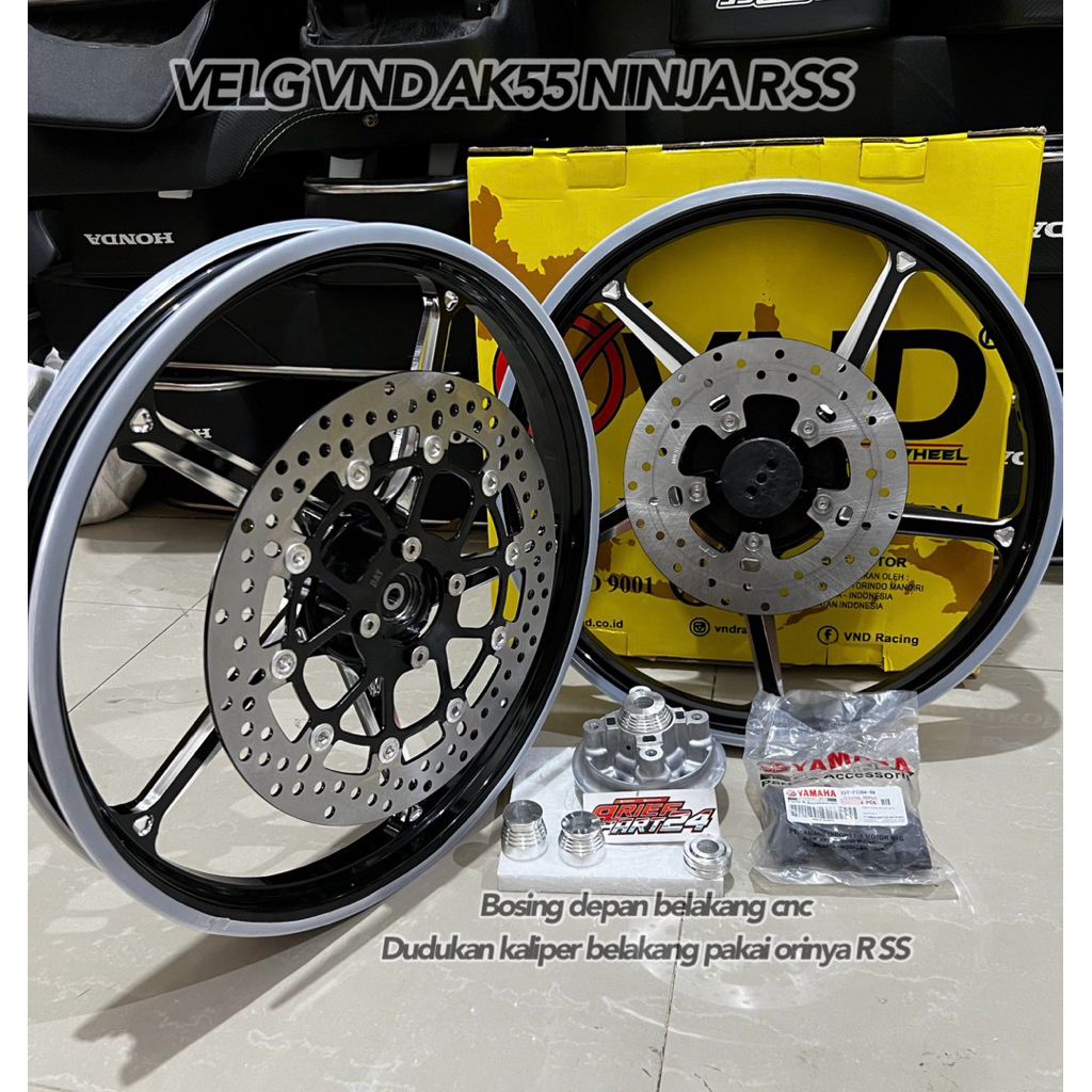 VELG VND PELEK ENKEI NINJA R SS AK55 MX KING PNP NINJA R SS UKURAN 160/160-17 TINGGAL PASANG 1 SET