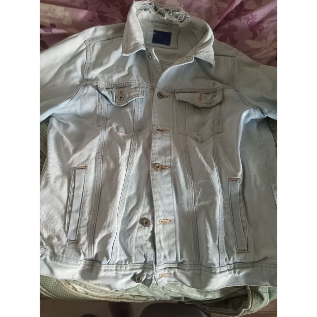 Jaket Denim/Jeans Zara Man ukuran L