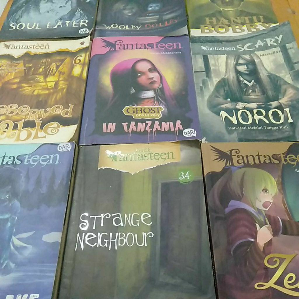 buku novel remaja fantasteen