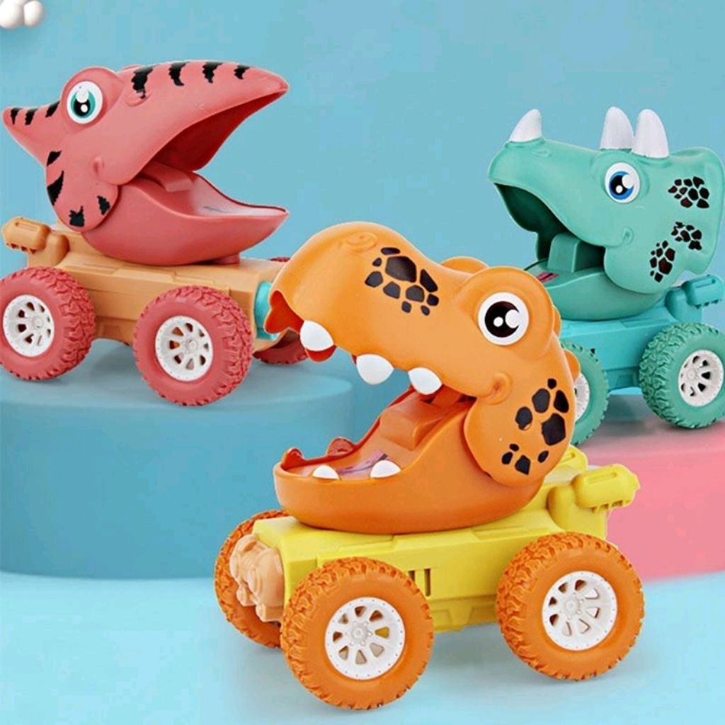 Mainan Dinosaurus/Mobil Dinosaurus/Mainan Dinosaurus Terbaru/Dinosaurus Viral
