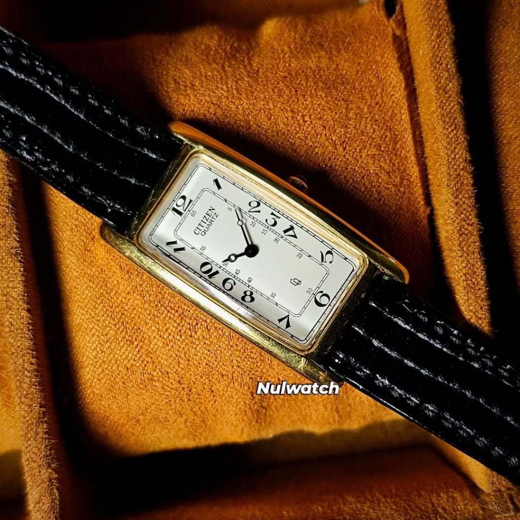 Vintage Citizen CQ Long Tank Art Deco Dial