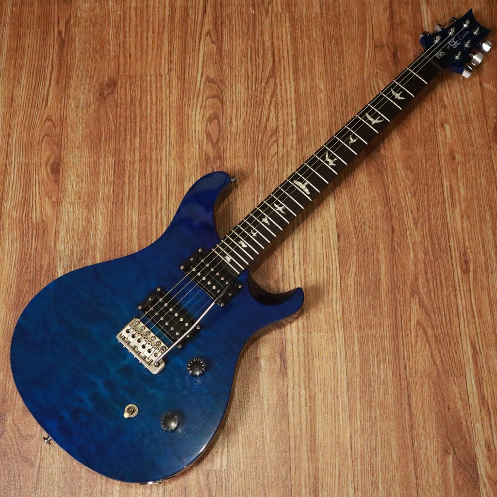 PRS SE Custom 24 Quilt Blue Tahun 2010 Made in Korea