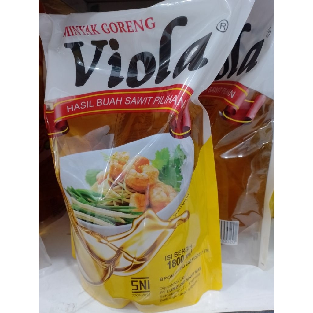 

Minyak goreng Viola 1800 ml Pouch