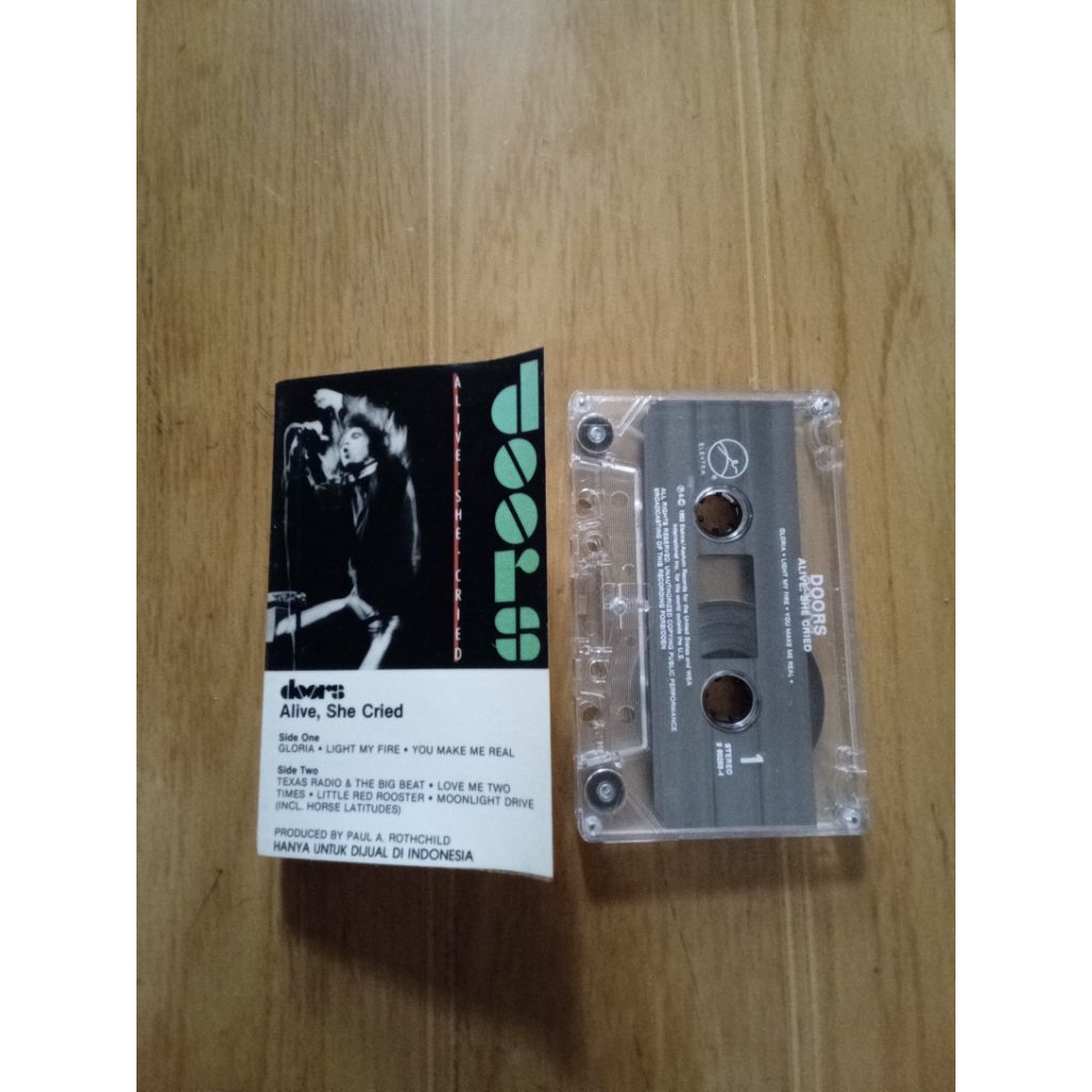 kaset pita the doors - alive she cried