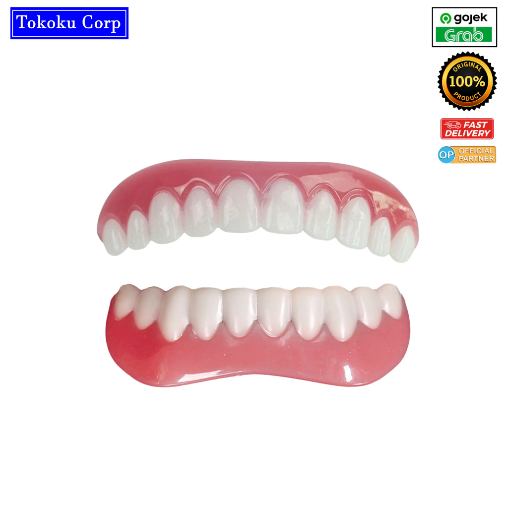 Gigi Palsu Perfect Smile Satu Set Atas dan Bawah