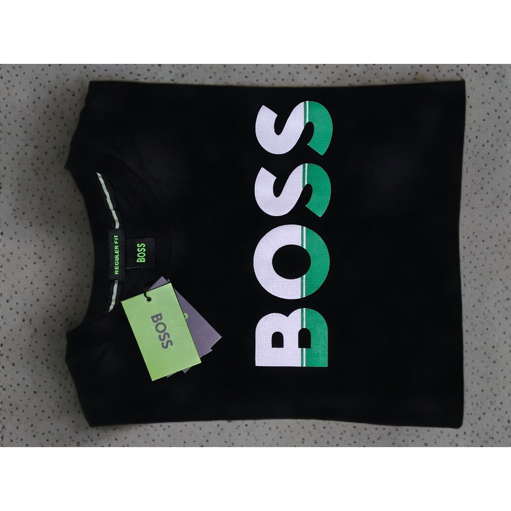 kaos boss hitam original