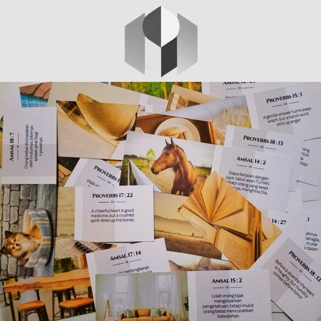 

Bookmark Brown Pt.1 (Pembatas Buku 2 sisi - 5x15 cm dengan kutipan ayat Alkitab)