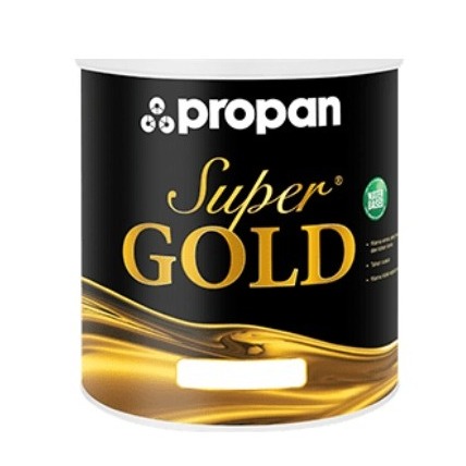 Propan Super Gold Cat Dinding Interior Dan Exterior Warna Gold 0.9Liter / Propan Super Gold