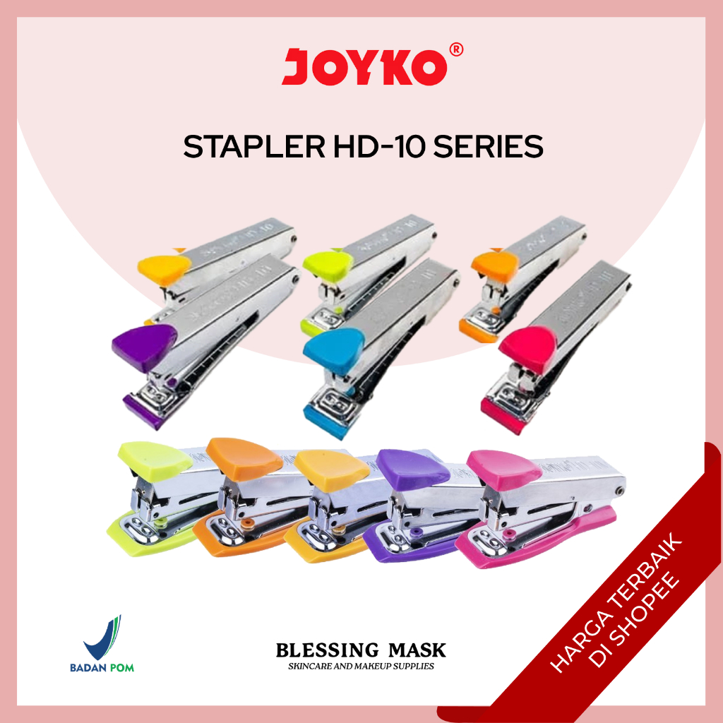 

JOYKO Stapler HD-10 Mini | Standar | Staples | Stapler HD-10M | HD- 10 | ATK Blessingmask