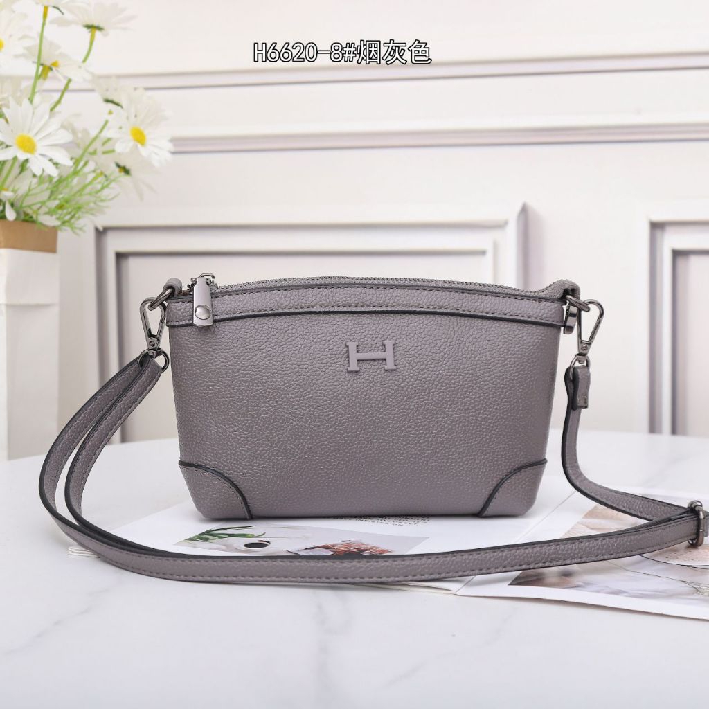 Hand Bag Leather Tas Fashion Wanita Polos