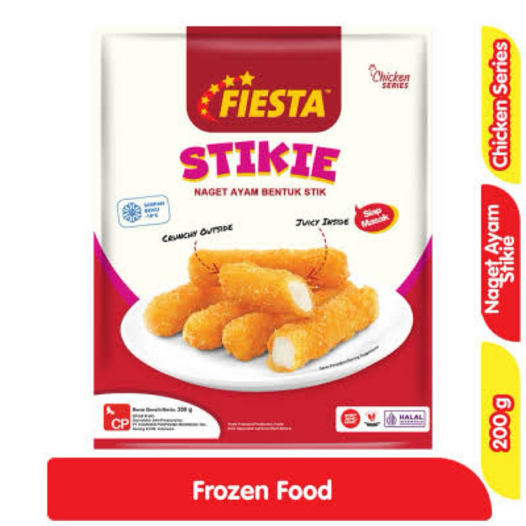 

FIESTA CHICKEN STIKIE 200 GR II FIESTA NAGET STIK II NAGET VIRAL