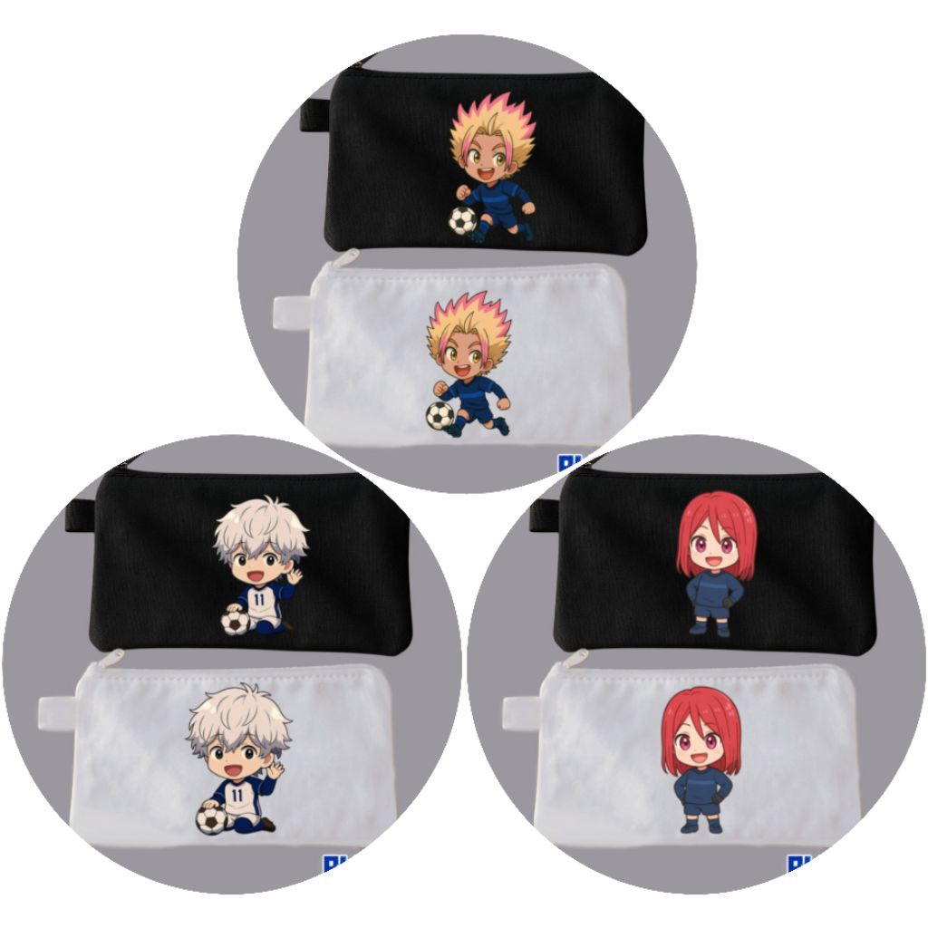 

Tempat pensil bluelock/Tempat alat tulis blue lock/Tepak kanvas premium/Tempat alat tulis/Tempat kosmetik/Tempat hp/Tempat dokumen kartu/Pouch