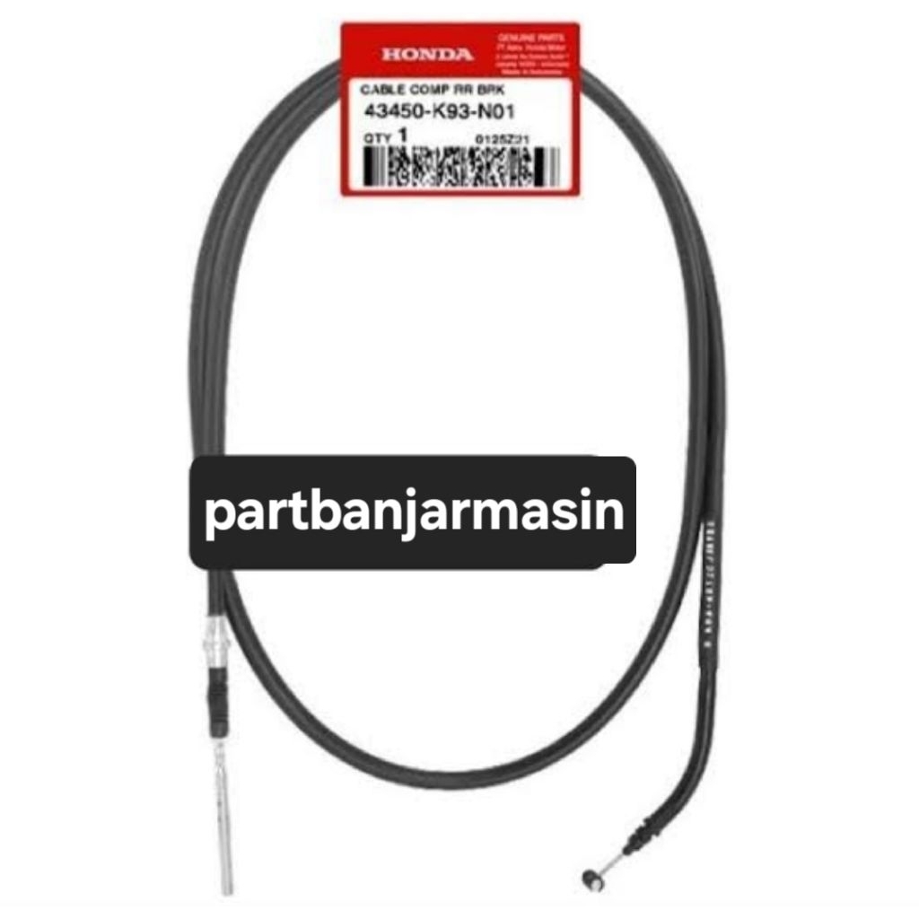 43450K93N01 KABEL REM BELAKANG SCOOPY BAN DONAT KABEL REM BELAKANG SCOOPY K93 KEBAL REM BELAKANG K93