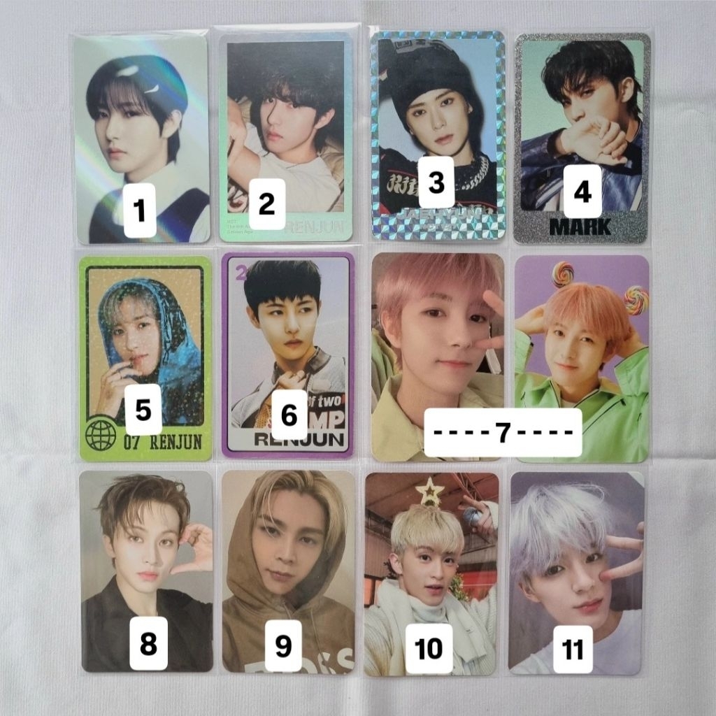 PC STC Special Renjun Jaehyun Mark Johnny Jeno dreamscape golden age tc trading card 2 baddies kuplu