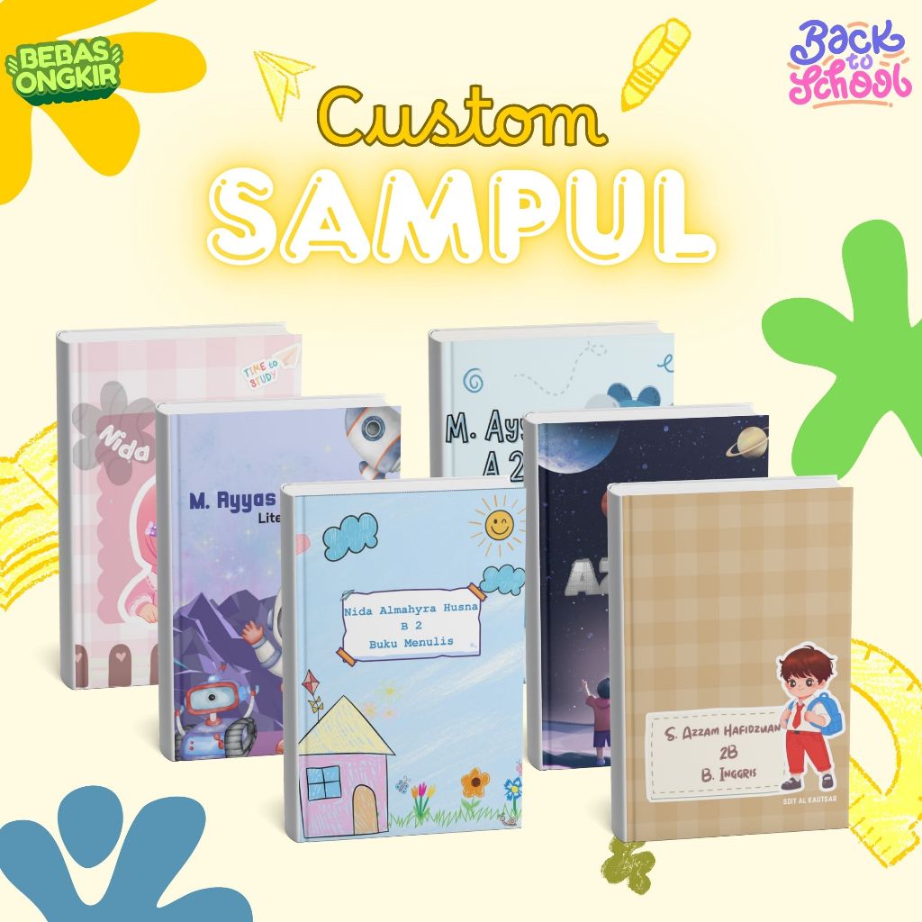 

SAMPUL BUKU TULIS CUSTOM