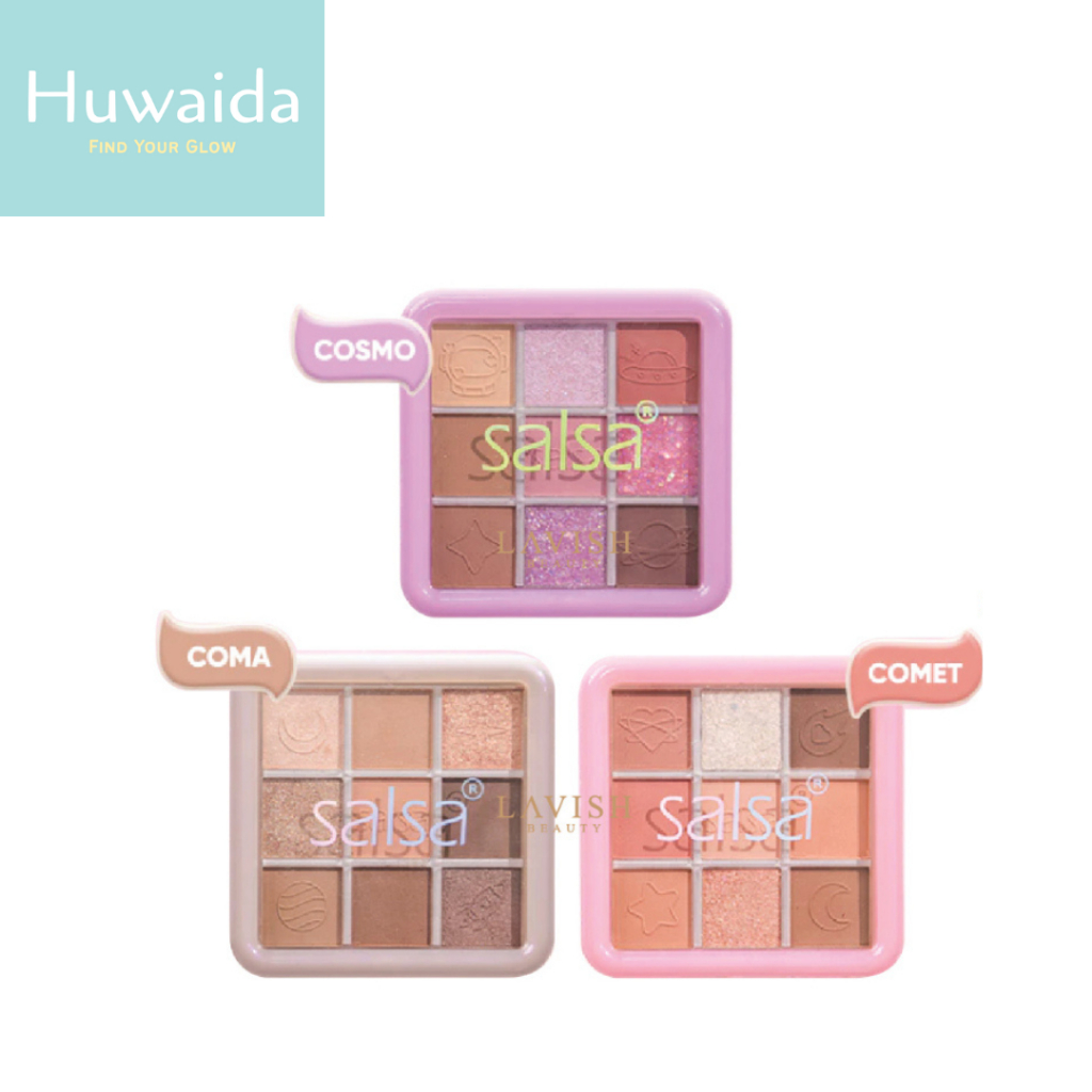 Salsa Galaxy Eyeshadow / Eyeshadow Palatte / Make Up Douyin Korea / Make Up