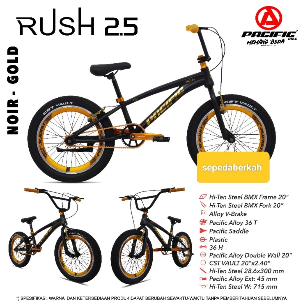 sepeda BMX 20 pacific Rush 2.5