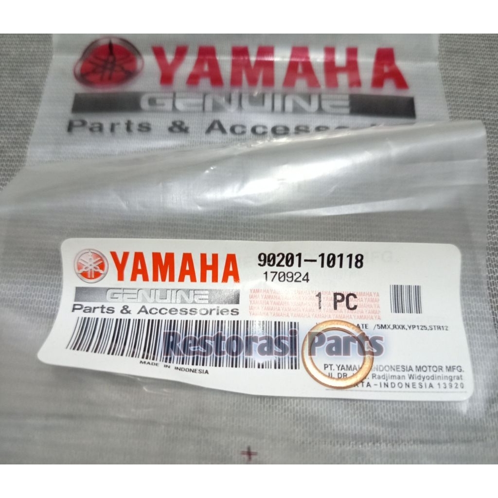 Washer Plate Ring Gear Gir Stater One Way Mio Sporty Smile Soul Fino Karbu Original 90201-10118