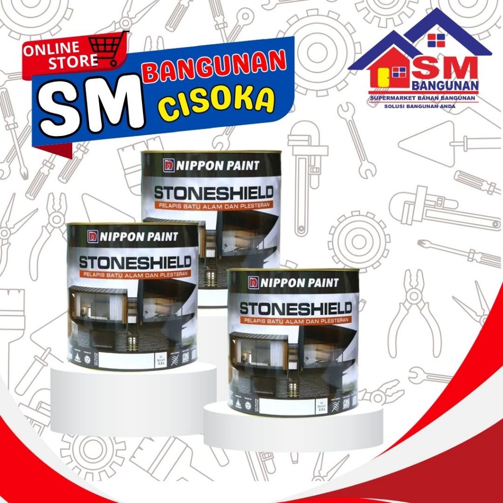 NIPPON PAINT STONESHIELD/CAT PELAPIS BATU ALAM 1KG