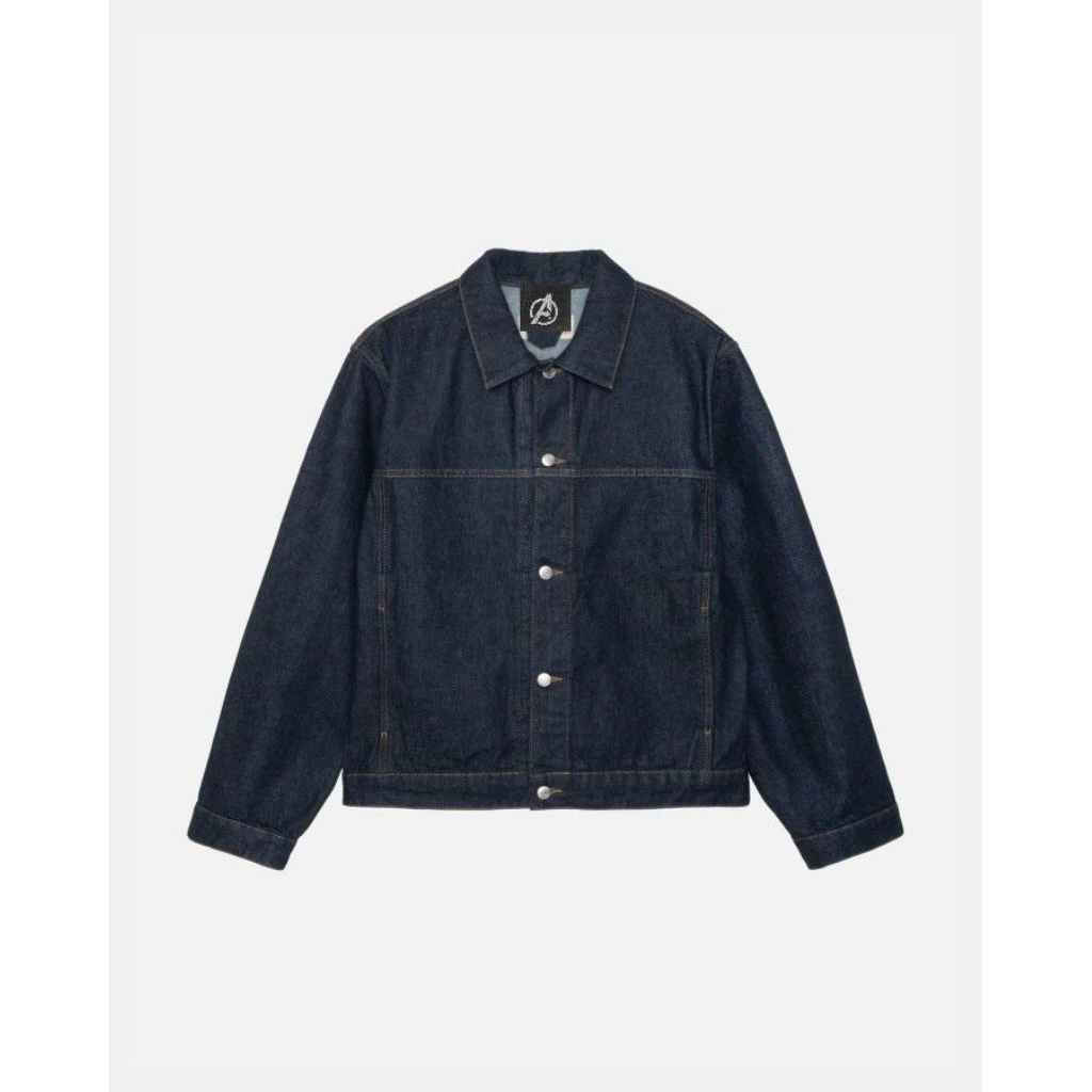 work shirt jacket boxy STUSSY boxy fit denim