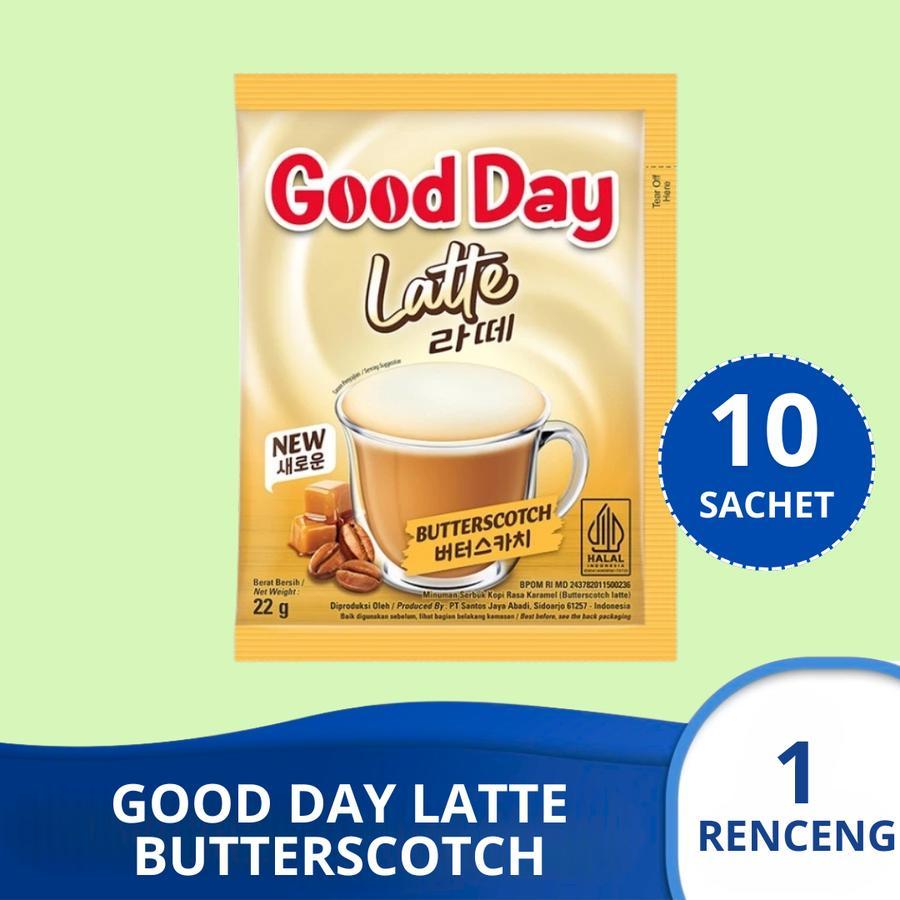 

Goodday Latte Butter Scotch isi 10pcs
