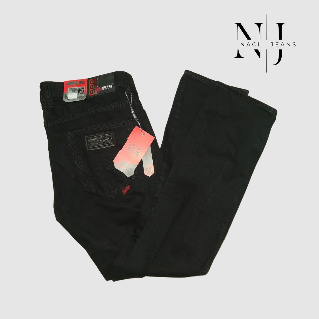 Naci Wear - Celana Jeans Pria Premium 100% Original Hugo Glass Jeans Black | Premium Hugo Jeans Pria
