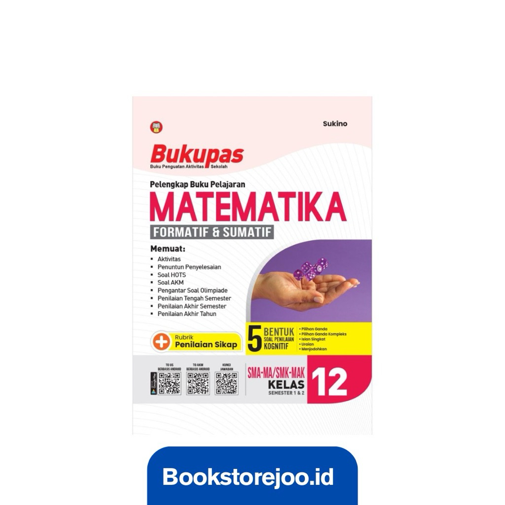 Buku Bukupas Matematika Untuk Sma/Ma/Smk Kelas 12 - Sukino