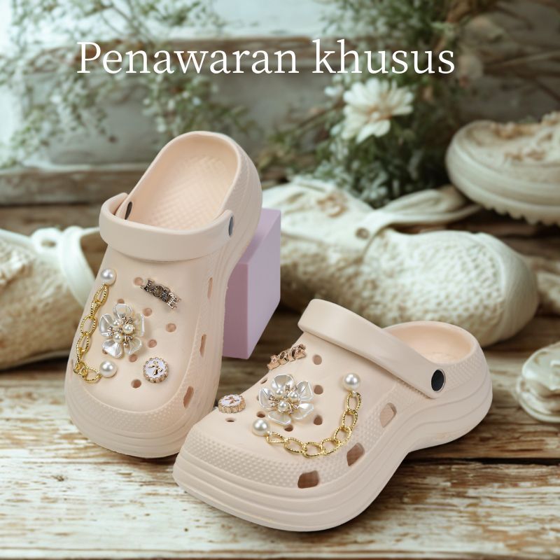 Sandal EVA wanita dewasa Sepatu jelly wanita Korea