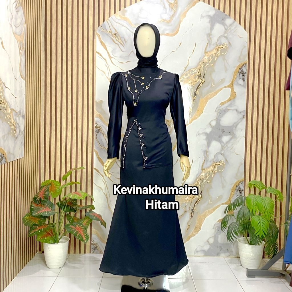 Fadilla dress- long dress dress mermaid dress wisuda dress kondangan wisuda