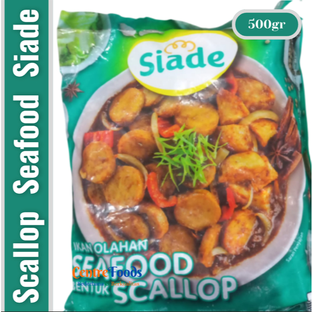 

Ikan Olahan Seafood bentuk Scallop - Seafood Scallop SIADE | 500gr [ Harga Per BKS ]