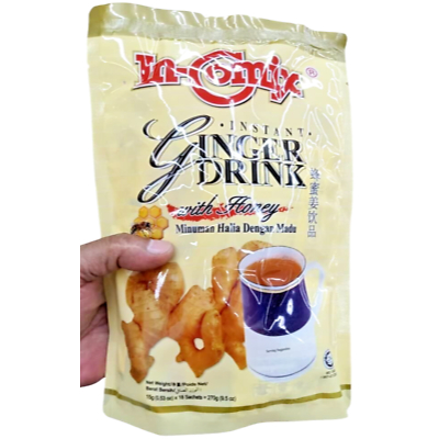 

[oddsolshop] pekanbaru/In-Comix InComix Instant Ginger Drink Tea With Honey Teh Jahe Campur Madu