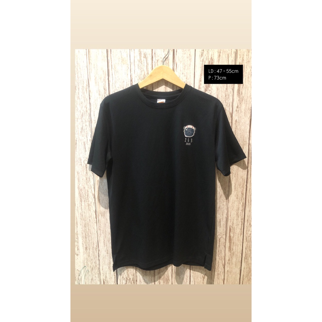 [B135]PRELOVED KAOS PRIA EVENT WARNA HITAM (MINUS)