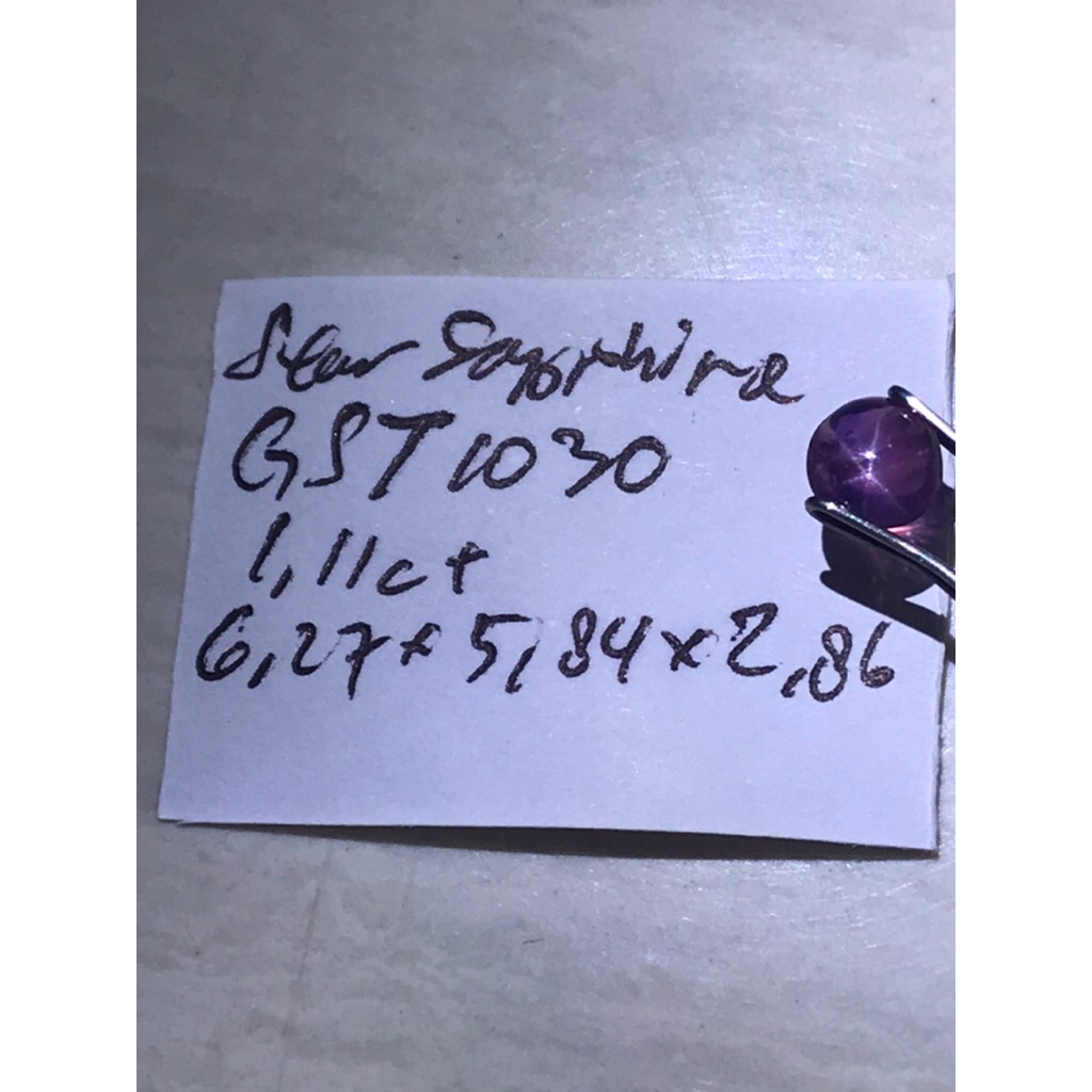 Natural Star Purple Sapphire GST1030