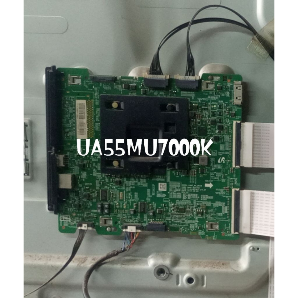 MAINBOARD/MB SAMSUNG UA55MU7000K COPOTAN PANEL RUSAK