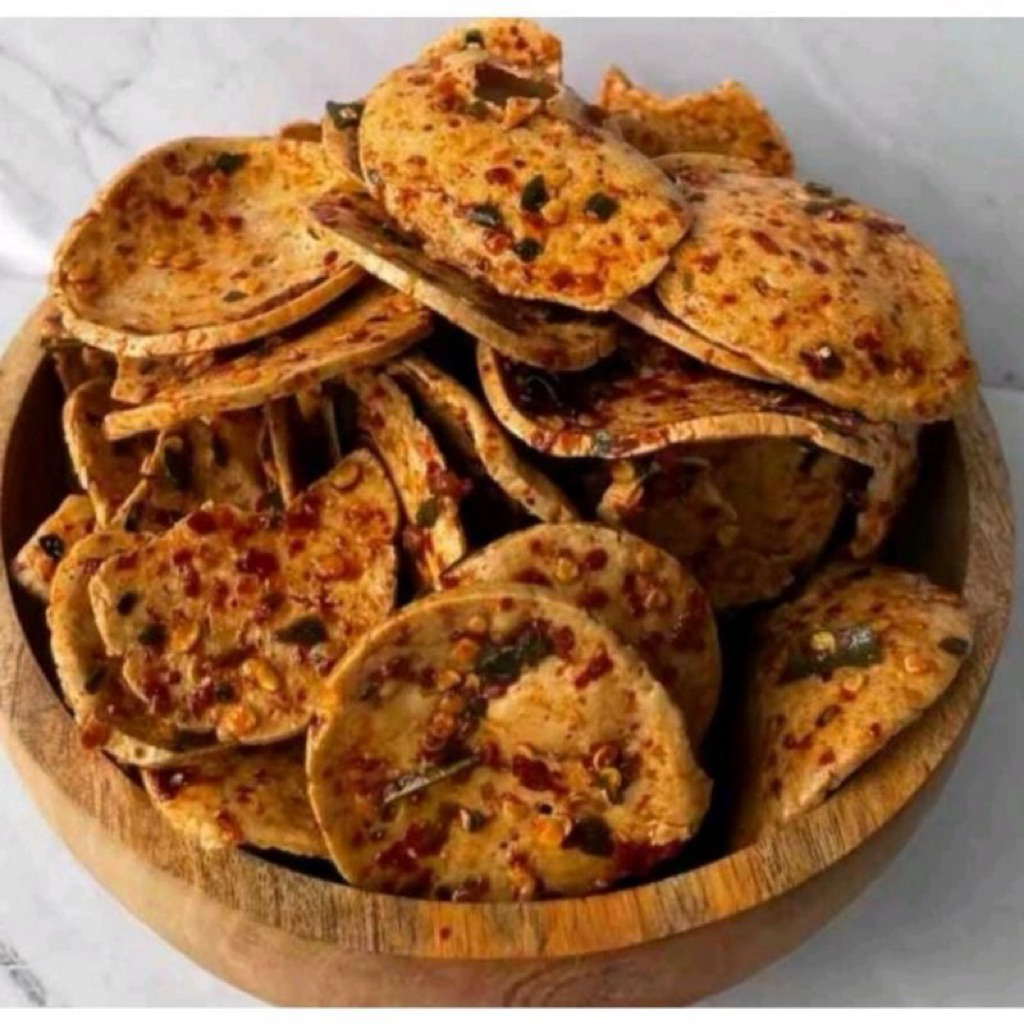 

basreng koin/basreng pedas daun jeruk/keripik basreng/basreng pedas 250gr
