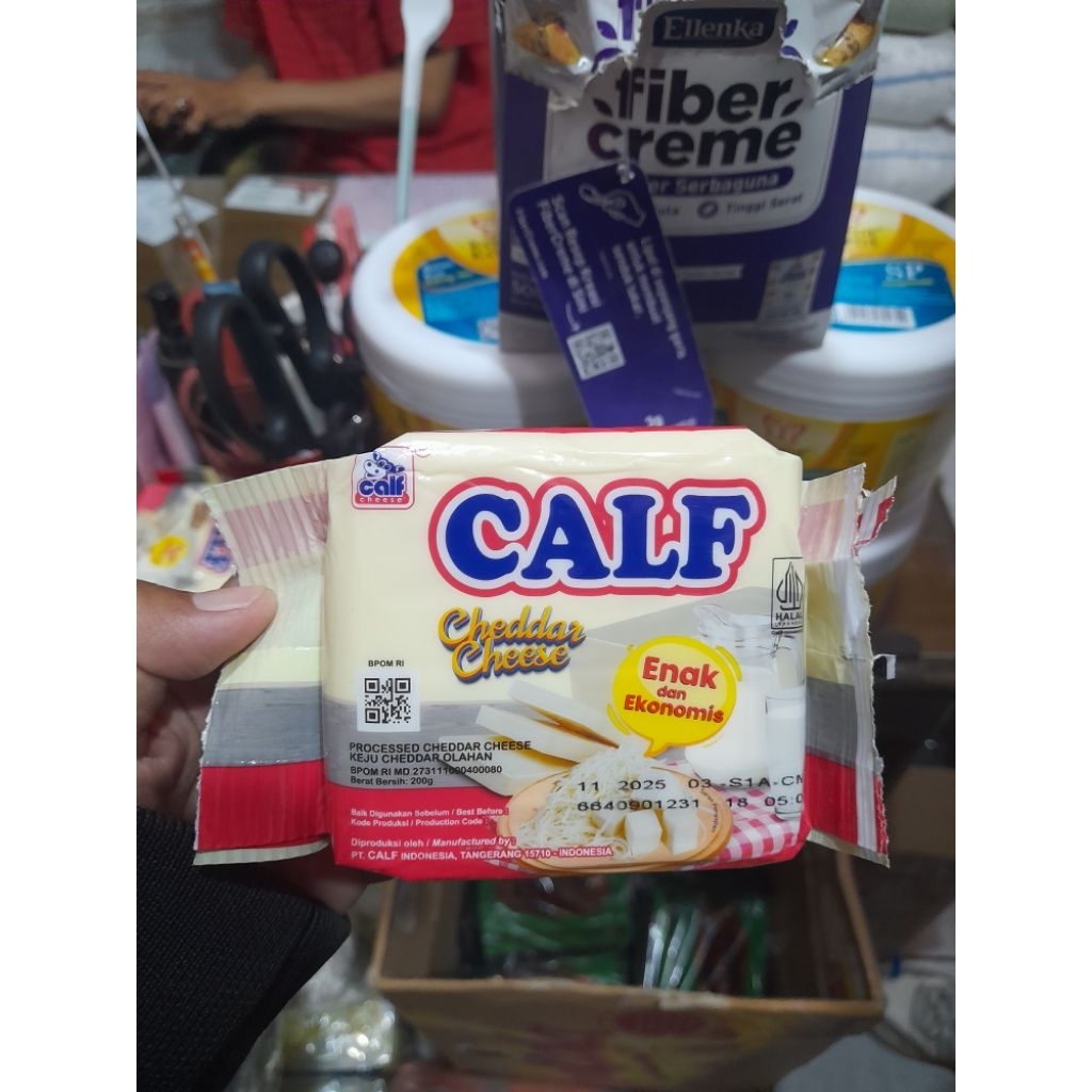 

Keju Calf Serbaguna 200gr Cheddar Cheese