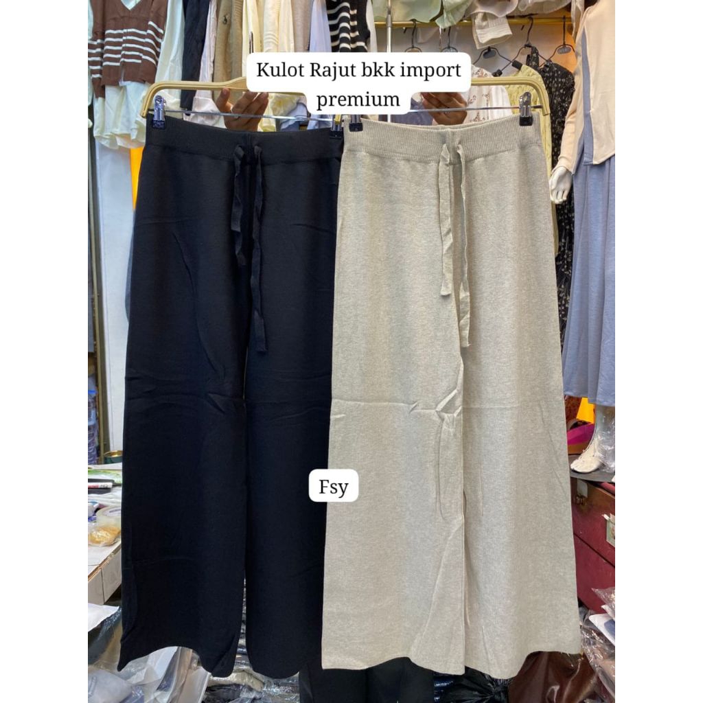 New Arrivals - VriShoopfashion / Best Seller Celana Kulot Wanita - Bangkok Import Premium / Celana W