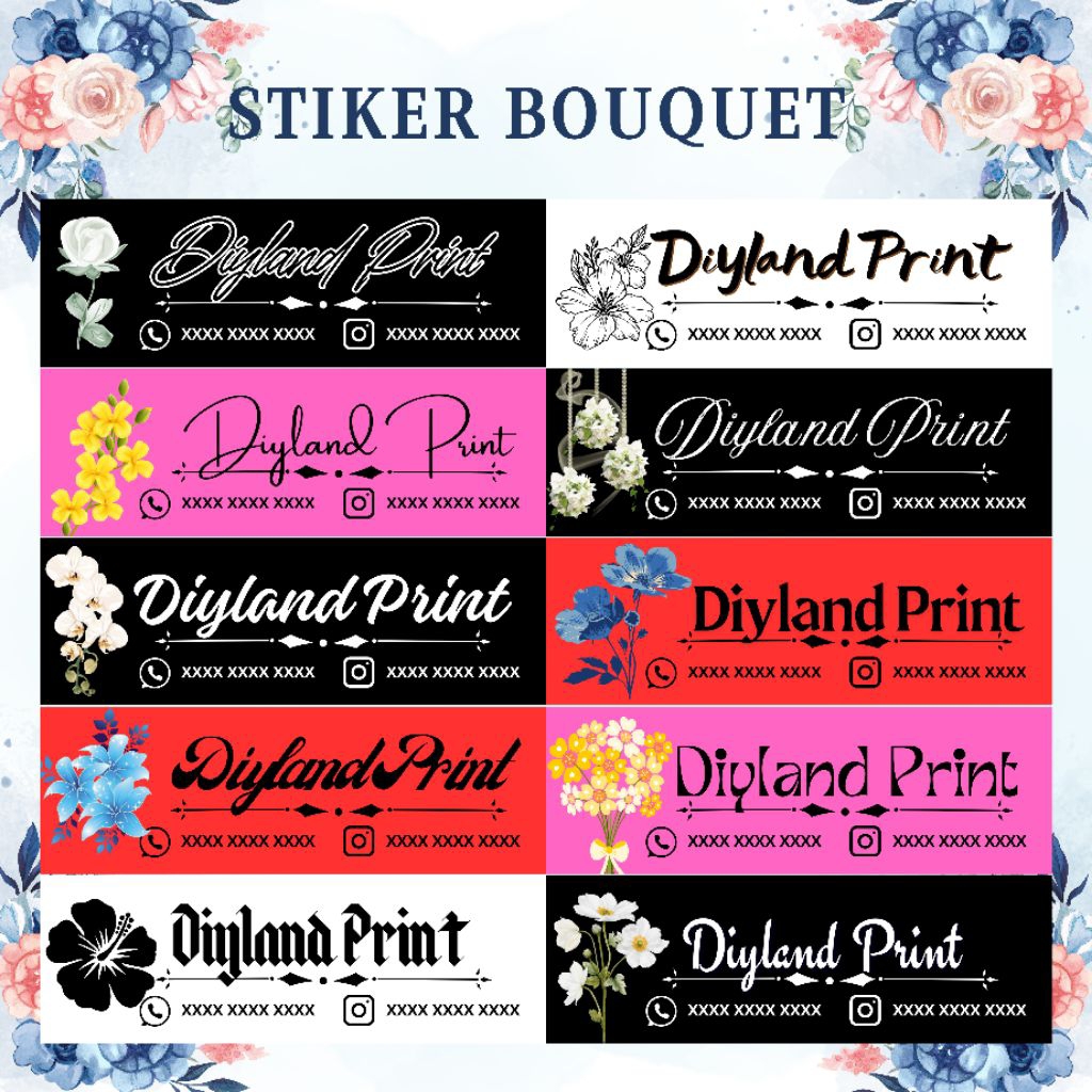 

Stiker Buket / Sticker Bouquet