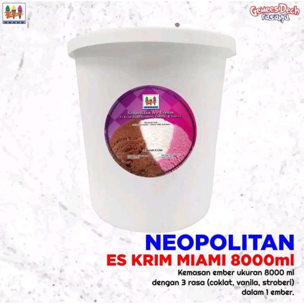 

Es Krim MIAMI Ukuran 8 liter