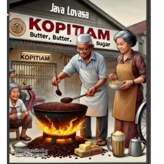

Kopi Tiam Premium 250g - Kopi Buter Margarine Gula - Kopi Ala Singapore -Malaysia