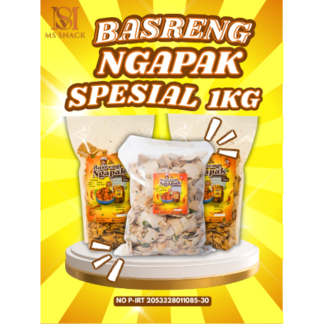 

MS SNACK - Basreng Ngapak Spesial 1KG All Varian