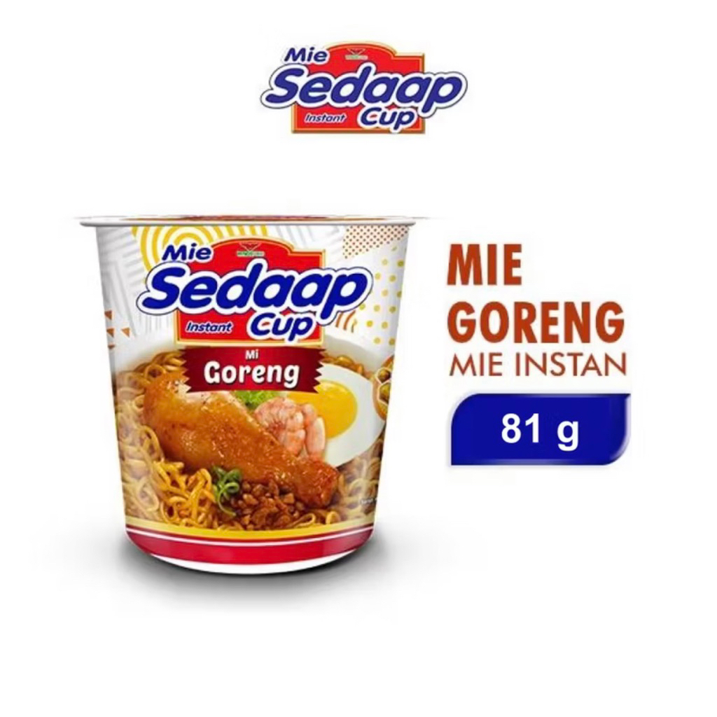 

DISKON MIE SEDAAP CUP GORENG 81gr / MIE CUP BY SEDAAP GORENG