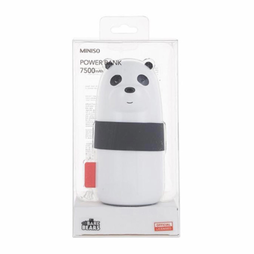 Powerbank Miniso We Bare Bears