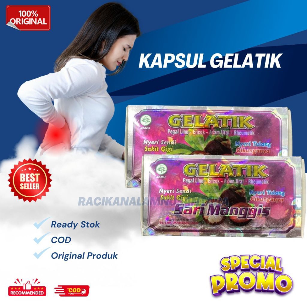 

Gelatik Kapsul Herbal Sari Kulit Manggis Original 100% Asli