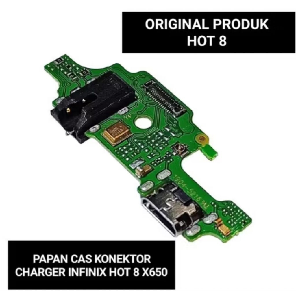 papan cas konektor cas infinix hot 8 original board cas pengganti