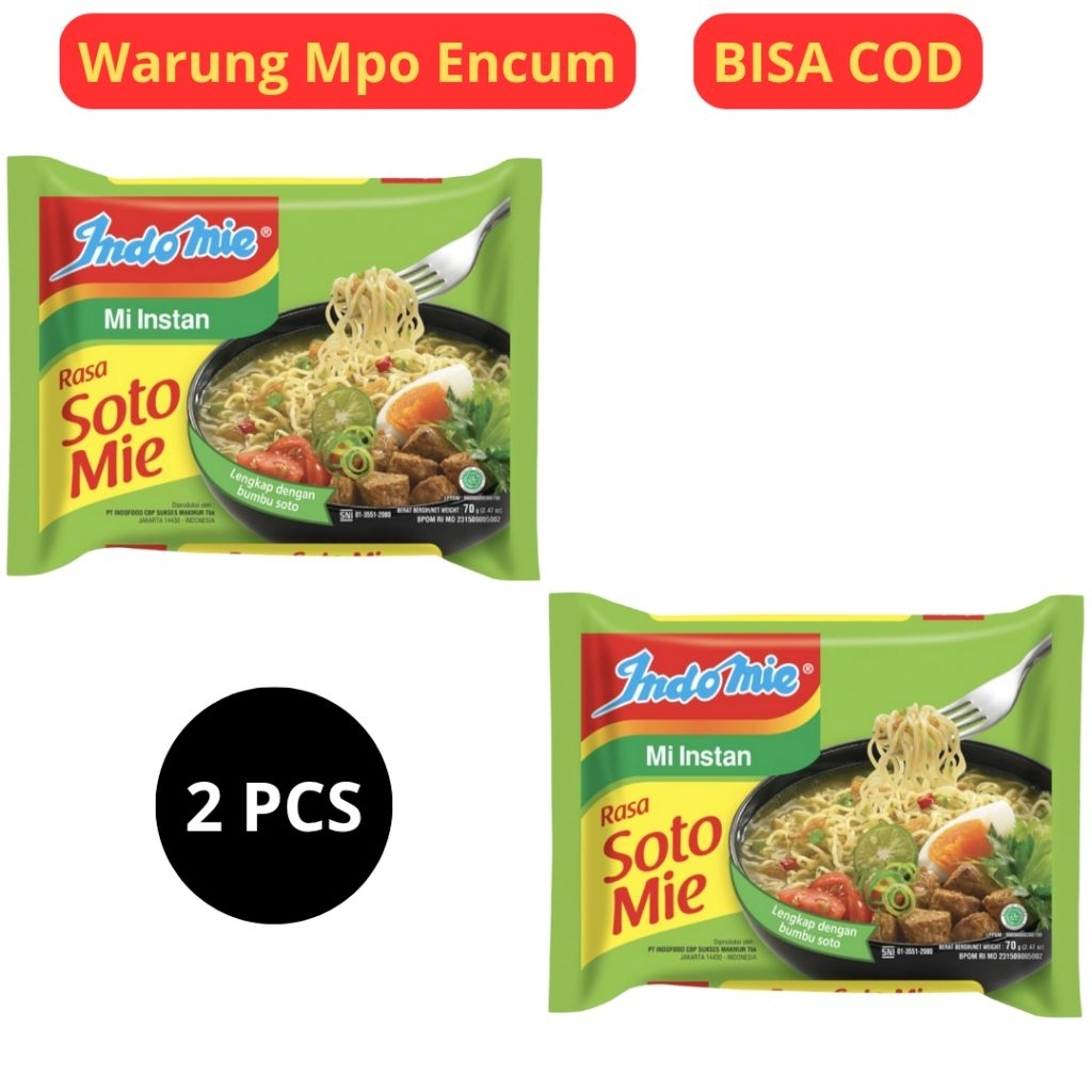 

2 Pcs Indomie Soto / Indomie Soto Mie / Mie Rebus