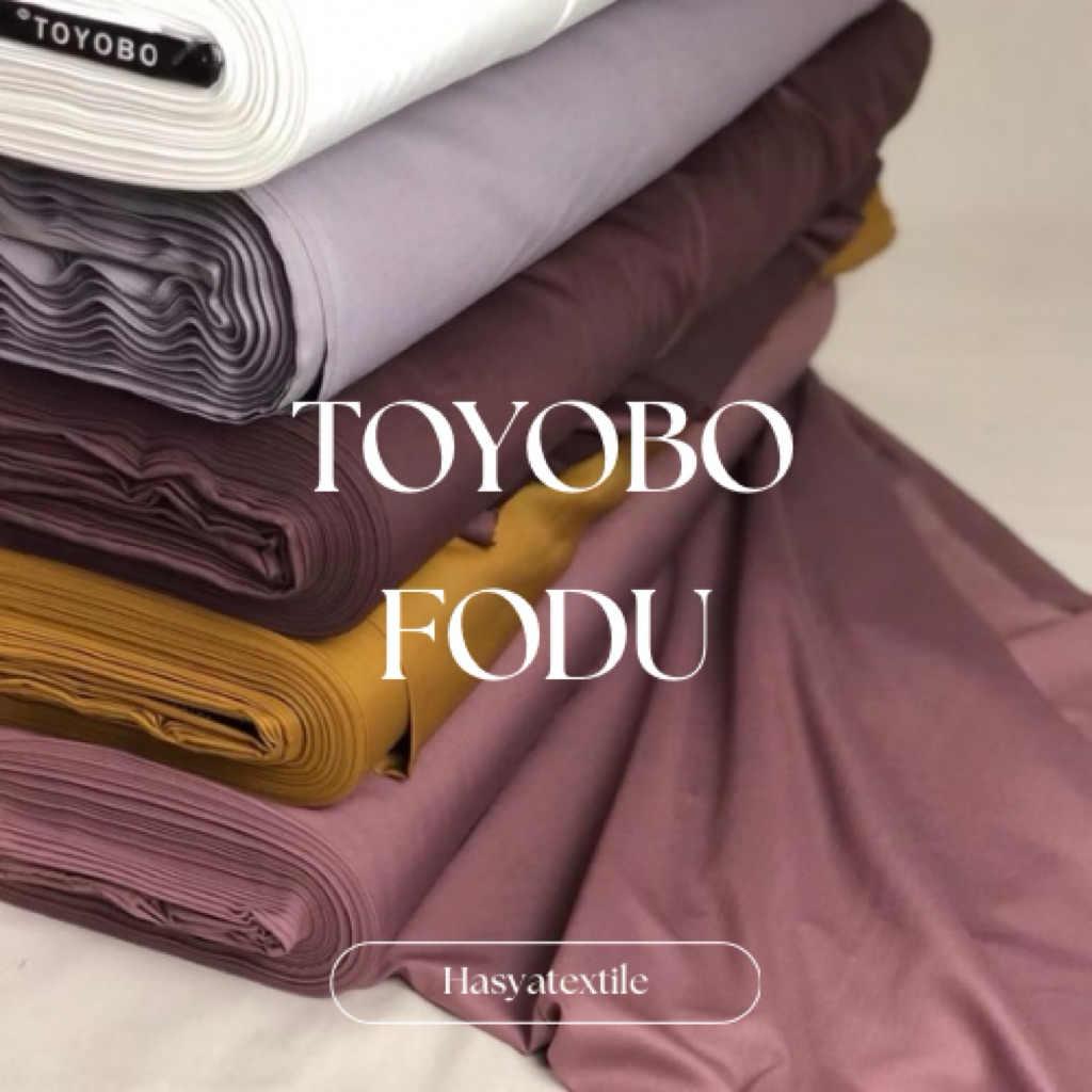½ Kain Toyobo Fodu Katun Jepang Premium Grade A+ Bahan Kemeja/Dress/Gamis/Abaya By Hasyatextile