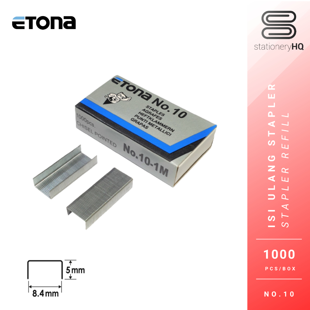 

Isi Stapler / Isi Staples Etona No 10