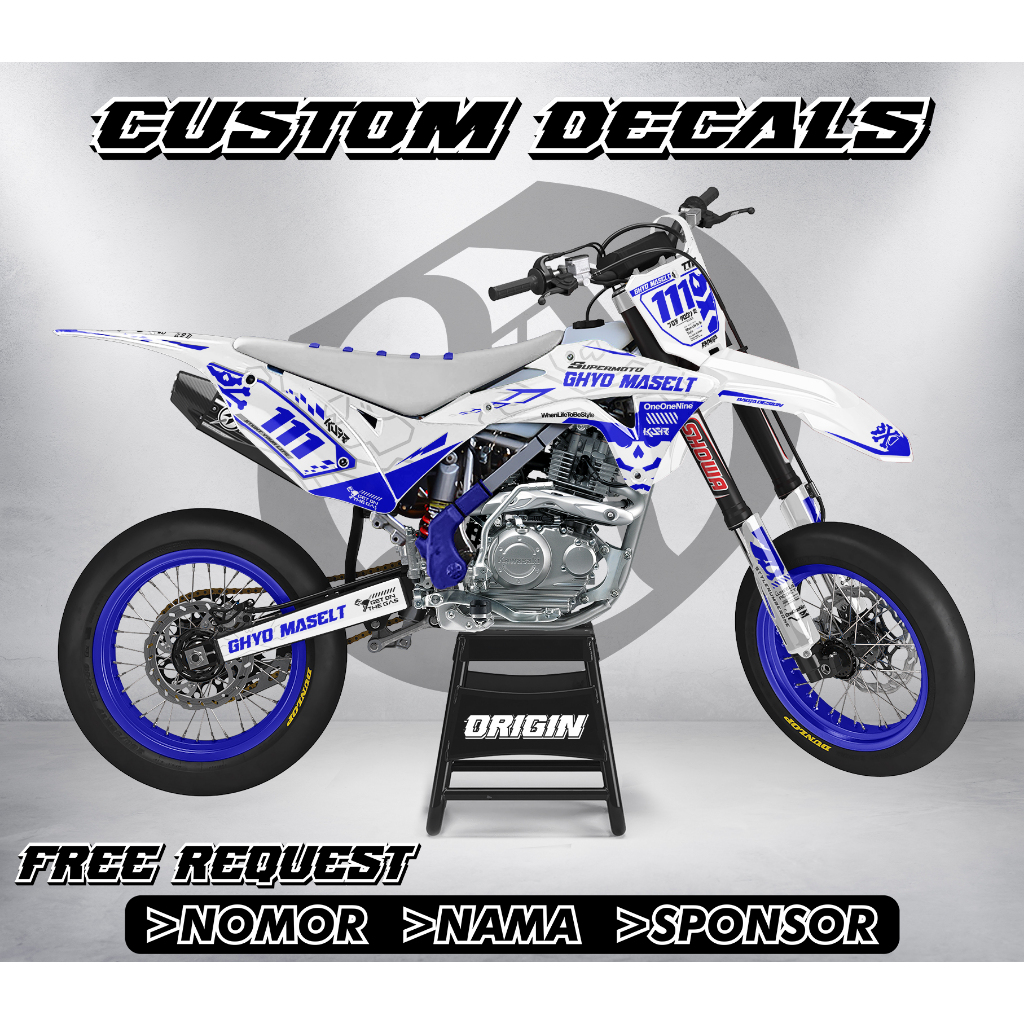 DECAL KLX GORDON PREMIUM GLOSY COSTUME DESIGN / DECAL KLX GORDON FULL BODY