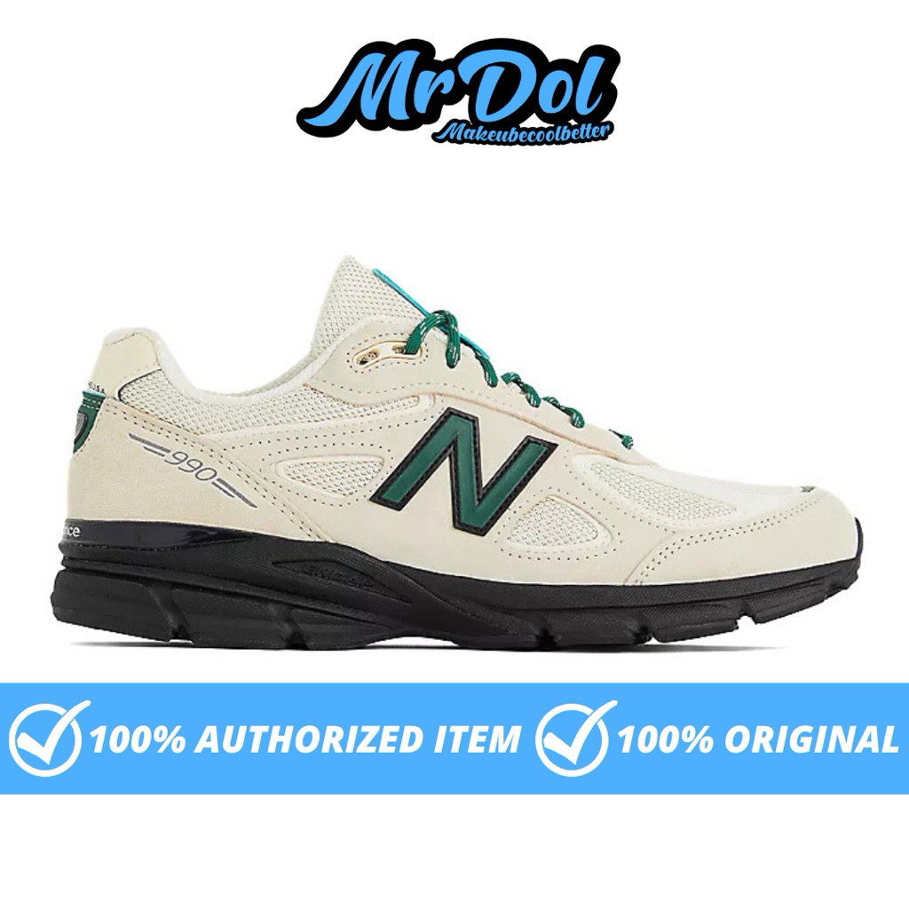 New Balance 990 V4 Made In USA Macadamia Nut Black (U990GB4)